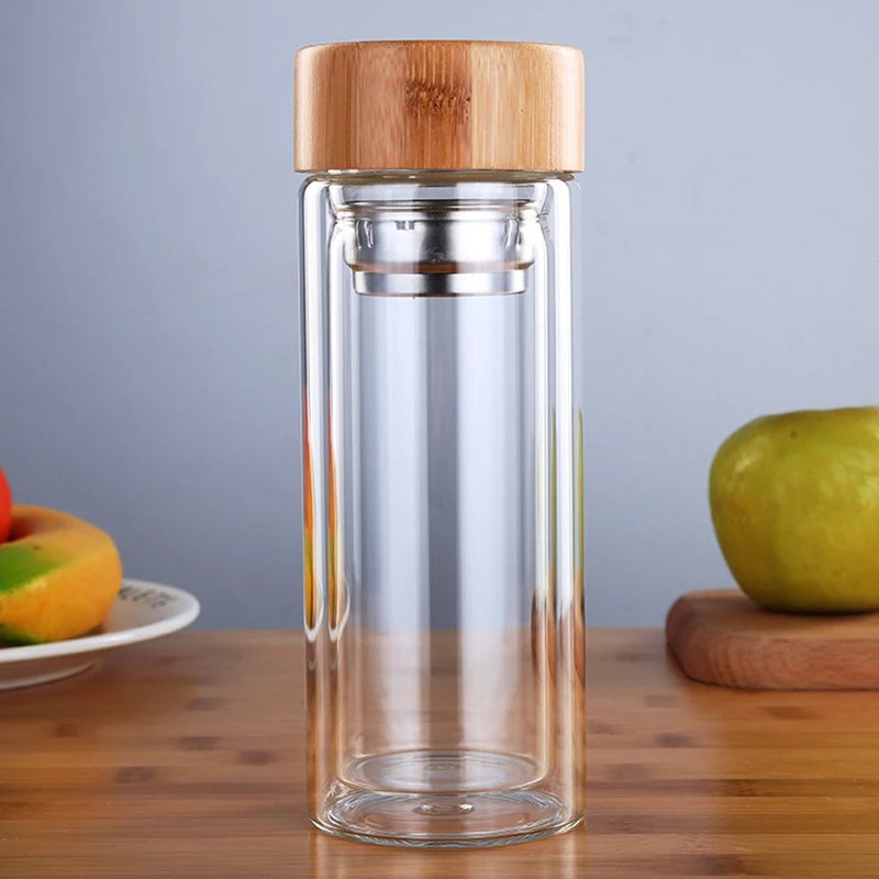 Gourde En Verre Avec Infuseur