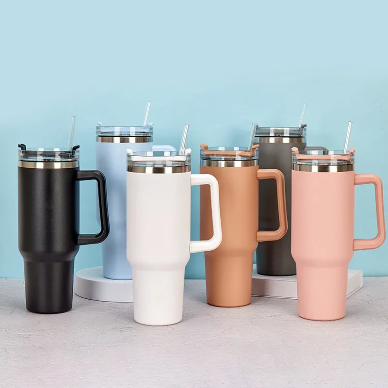 Tasses thermiques colorées pour boissons