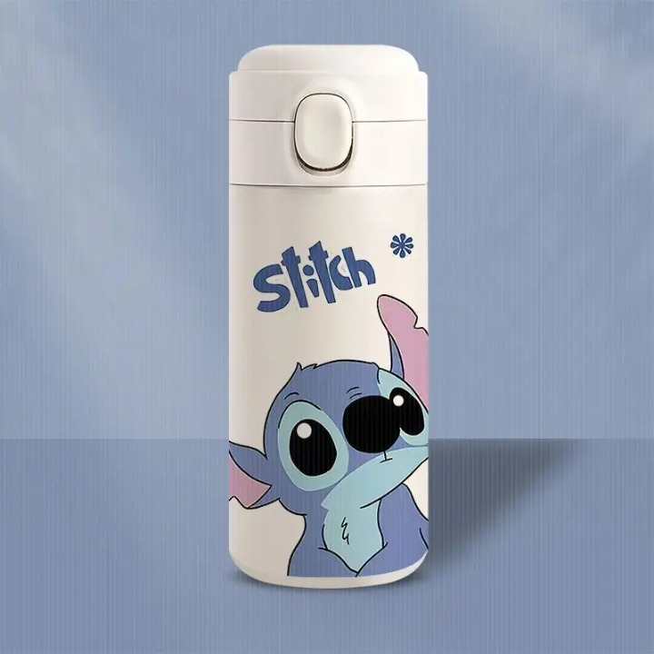 Gourde Stitch Bleu Et Rose