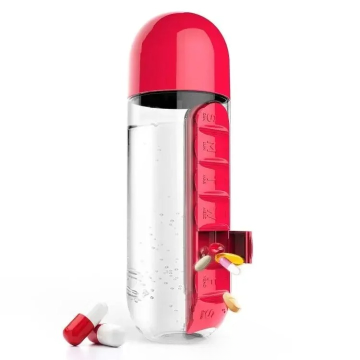 Gourde Plastique Pilulier