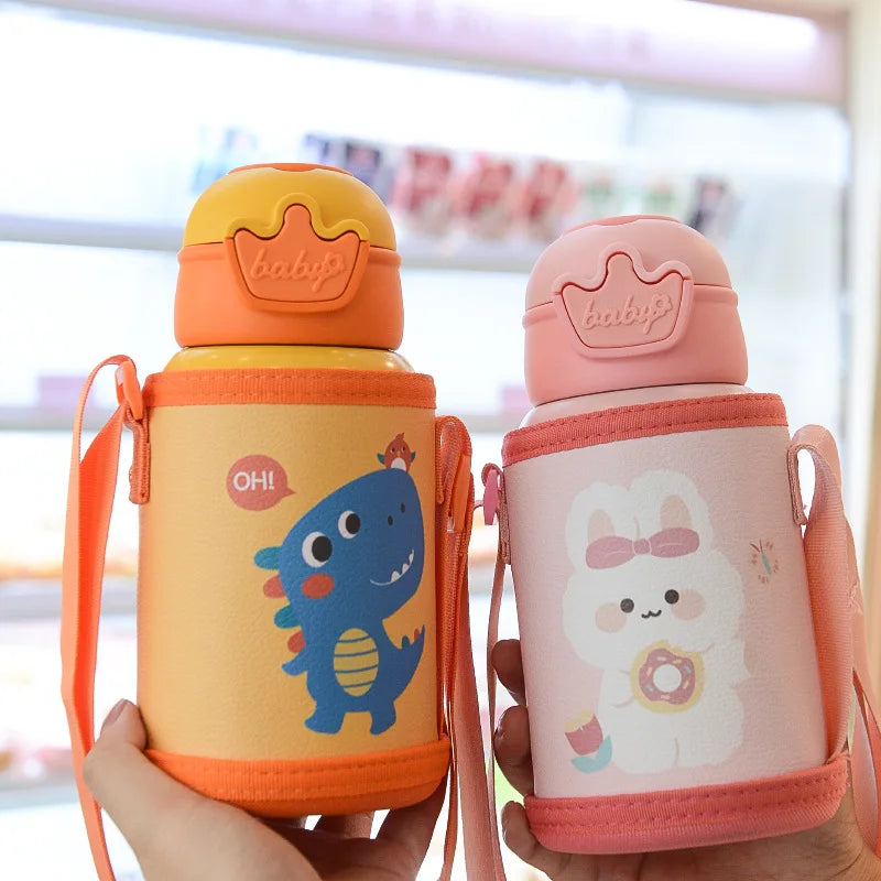 Gourde Enfant 500ml avec housse isolante en néoprène