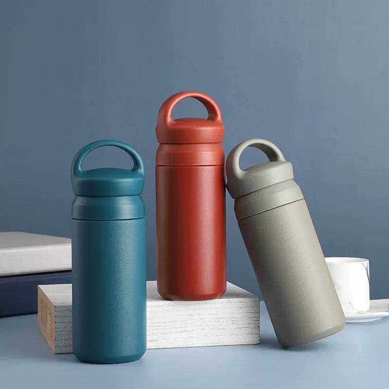 Gourde isotherme inox 1L rouge pour voyage
