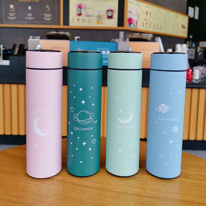 Gourde Thermos Décorée prêtepour l'aventure
