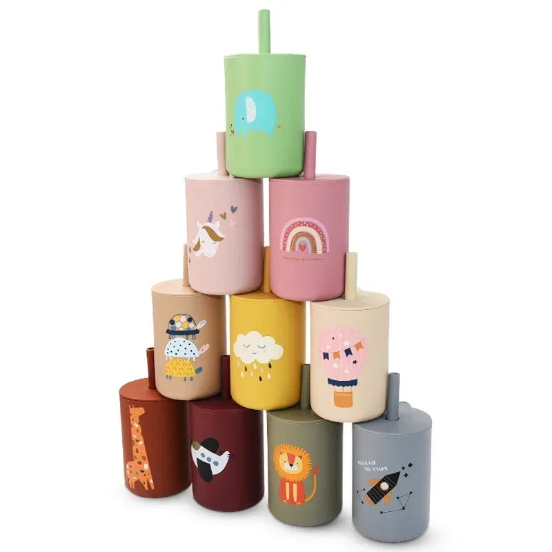 Gourde Enfant Ecole Animaux Girafe