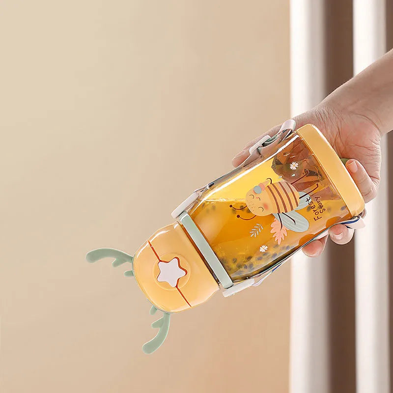 Gourde Enfant Jaune abeille feuillage