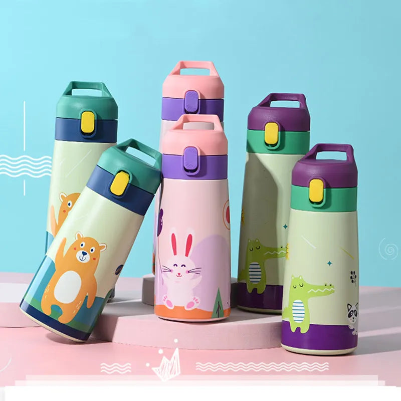 Gourde Thermos Cartoon pour Enfant