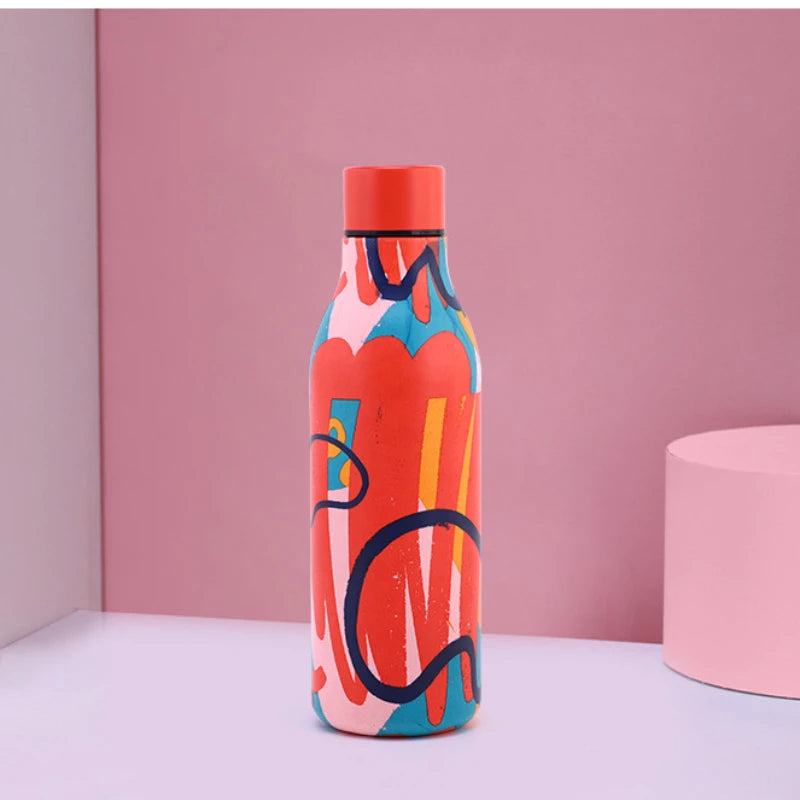 Gourde Isotherme Fleurie Thermique