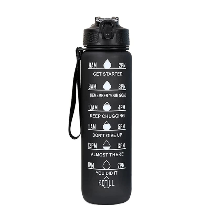 Gourde Avec Paille En Plastique